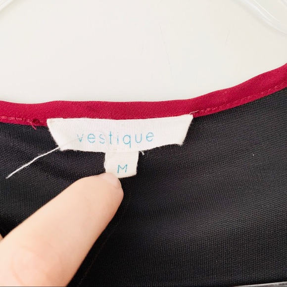 Vestique Burgundy Shirt Dress - Picture 3 of 5